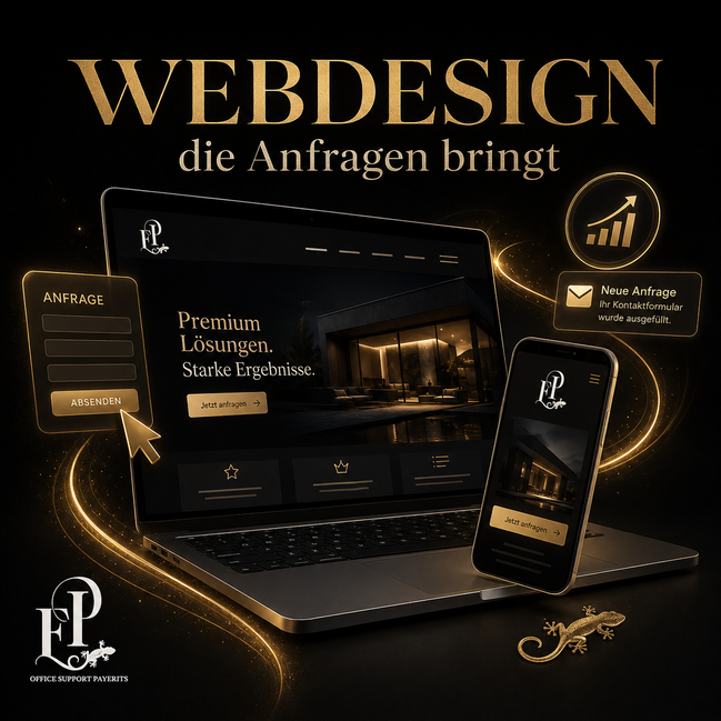 Webdesign für Burgenland, Wien & Niederösterreich – moderne Websites, klare Struktur, starke Wirkung. Gestaltung und Umsetzung durch EP-Design.