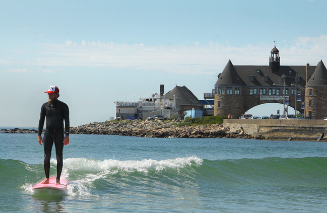 Narragansett beach is one of the best parts of Rhode island