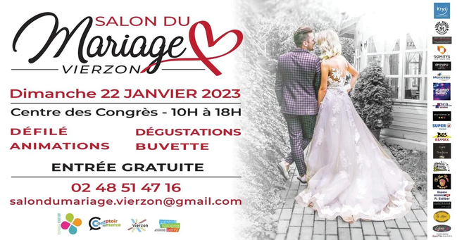 Salon du Mariage de Vierzon 22 Janvier 2023
