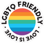 Logo LGBTQ friendly indiquant que My Daydream Wedding accueille tous les couples LGBTQIA+