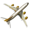 En avión