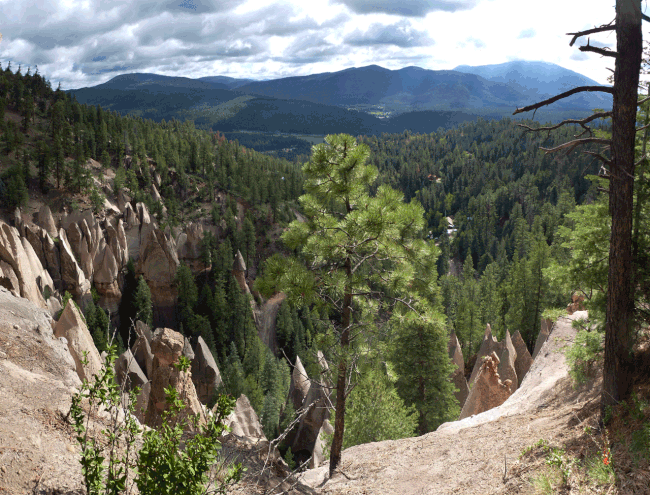 Tent rocks, La Cueva, Jemez Mountains, Santa Fe National Forest, New Mexico