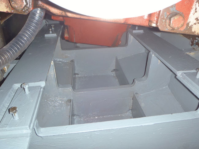Motorbilge nachher ... kann man drin Picknick machen wa?