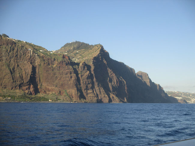 Abschied von Madeira im Abendlicht