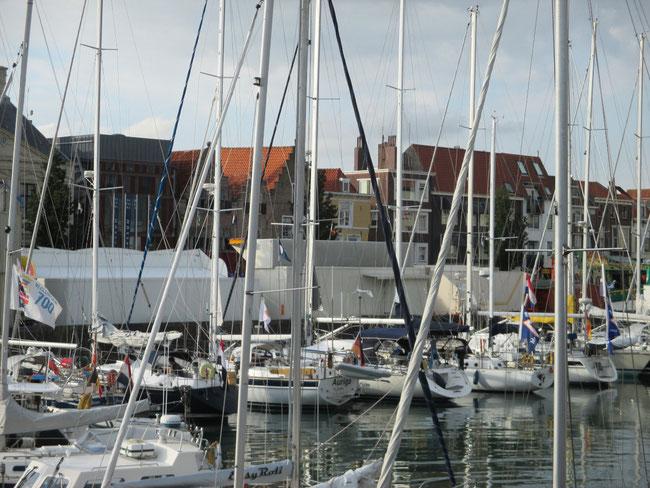 Auriga im voll belegten Dockhafen / Vlissingen
