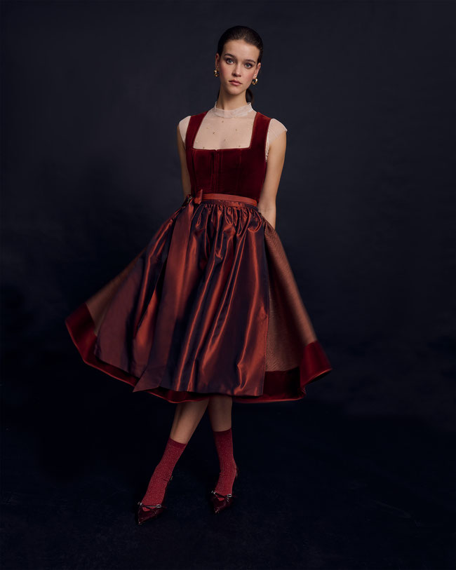 KINGA MATHE  , Dirndl Tuzla Cinnamon