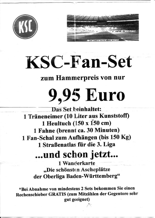 Neues KSC Fan-Set