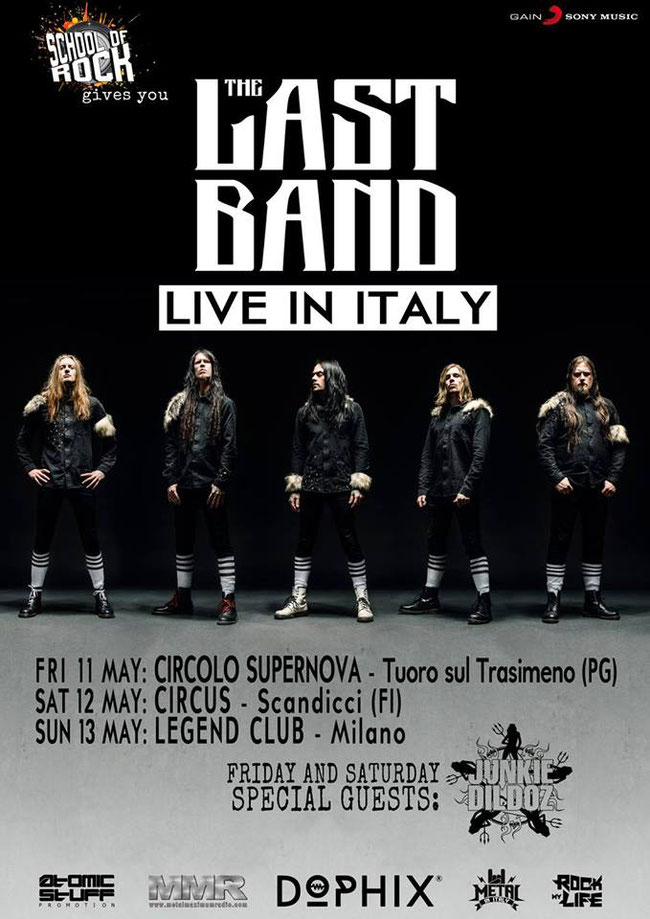 The Last Band three headline gigs in Italy In May