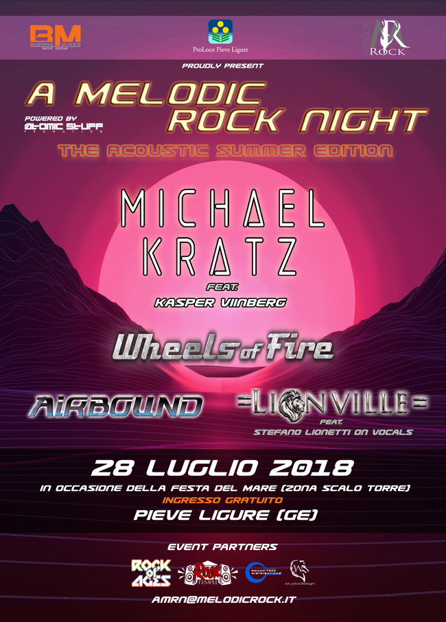 A MELODIC ROCK NIGHT 2 SUMMER EDITION: INFO ABOUT RESERVED ACCESS