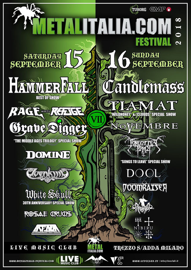 METALITALIA.COM FEST 2018: ELDRITCH forced to cancel, WHITE SKULL step in!