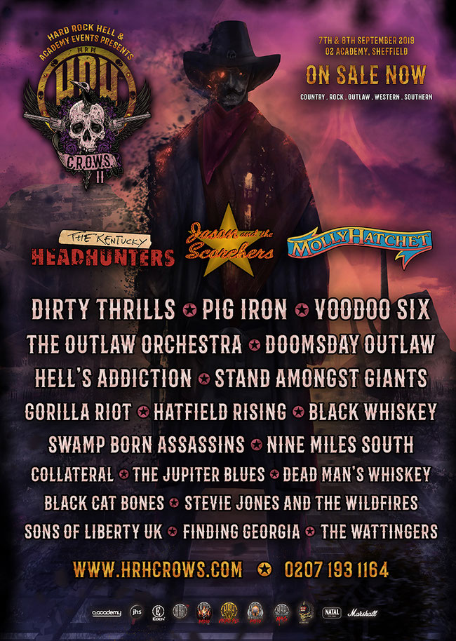HRH C.R.O.W.S, Country Rock, Outlaw, Western, Southern Rock, rockers and other animals, rock news