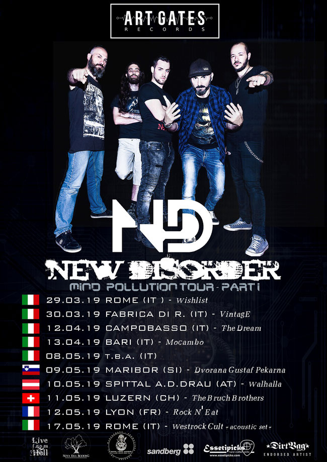 New Disorder, New Video, Release Party, Tour, Rockers And Other Animals, Rock News, Rock Magazine, Rock Webzine