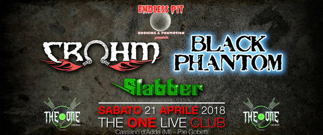 Crohm, Black Phantom, Slabber, THE ONE