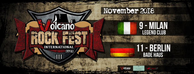 The Volcano Rock Fest becomes International: two dates announced in Italy and Germany
