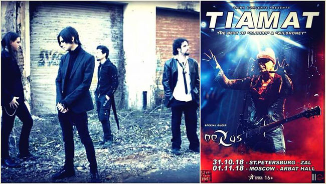 Italian Goth Rockers Nexus confirmed as special guest of Tiamat