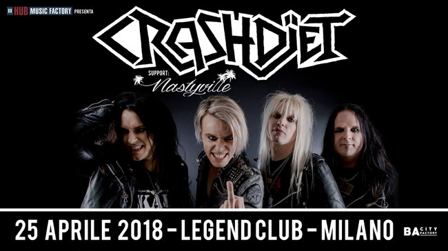 NASTYVILLE, Legend Club, CRASHDIET