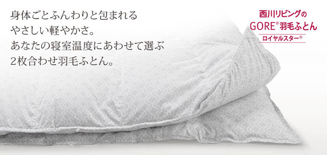 あなたにピッタリの羽毛ふとんが見つかります。フィットする眠りを追求する和多屋