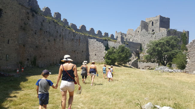 Cour intérieure du Château de Puilaurens
