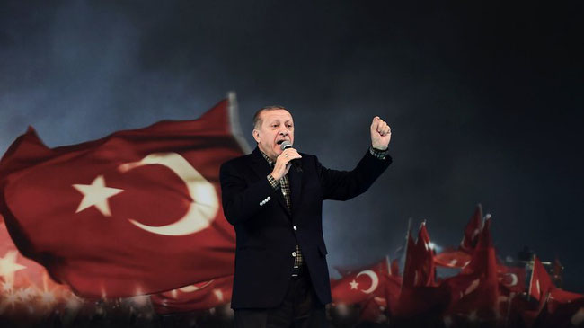  Der türkische Präsident Recep Tayyip Erdoğan am 5. März in Istanbul © Ozan Kose/AFP/Getty Images