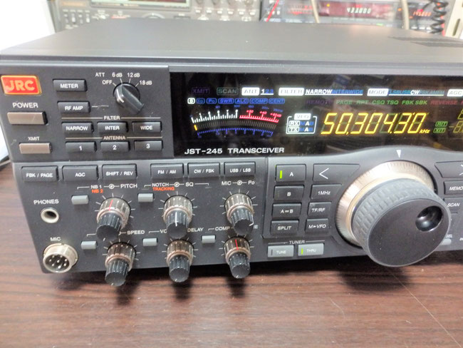 日本無線 JRC JST-245D HF帯＋50MHz 新同美品(外装) JRC JST-245D - 本、無線機買取ハム歴55年の川花書房(JA2FJG)