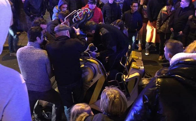 Ongeval paasfoor Kortrijk