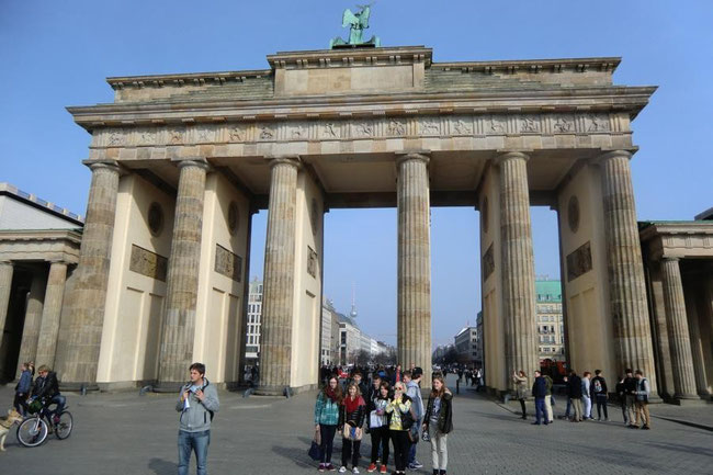 Das Wahrzeichen von Berlin - das Brandenburger Tor