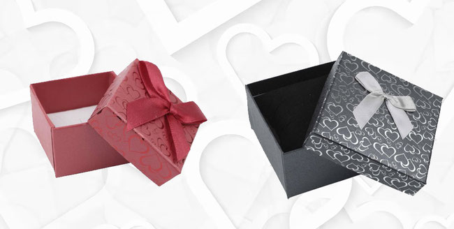 CAJA DE JOYERIA CORAZON POR COLOR Y TAMAÑO