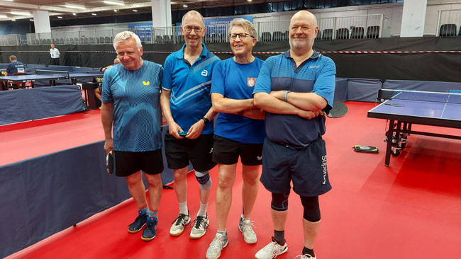 Von links: Vaclav Kobliha, Martin Brocke, Philippe Jolly und Timo Akkanen (Foto: privat)