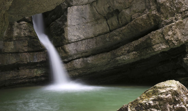 Cascata in grotta - Malga Ra Stua - Cortina d'Ampezzo