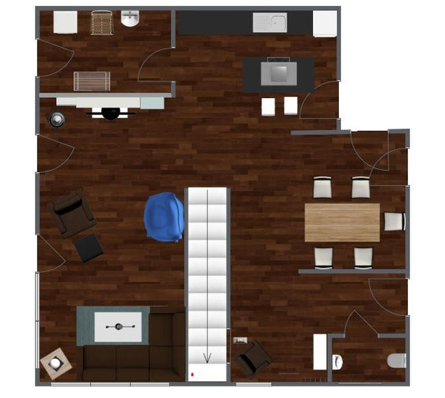 Grundriss Erdgeschoss Ferienhaus Heiligenhafen