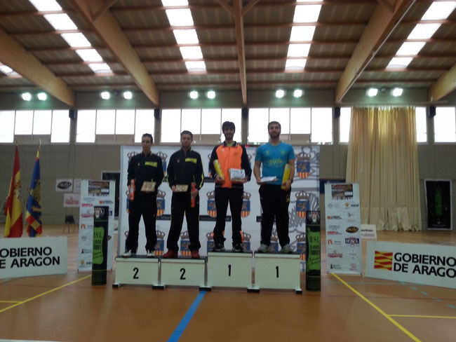 Podium del Doble Masculino S19.