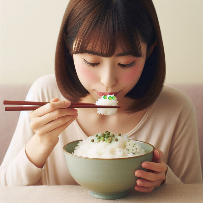 ごはんに青実山椒生き返ります