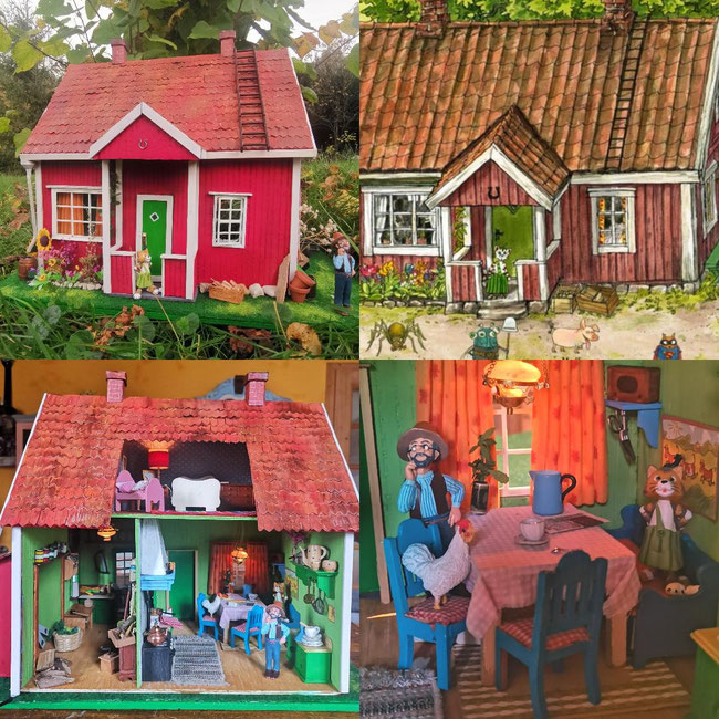Pettersson und Findus Puppenhaus