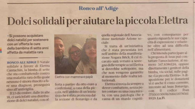 Quotidiano l'Arena del 16.12.2024