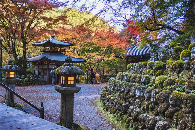 嵐山愛宕念仏寺の紅葉