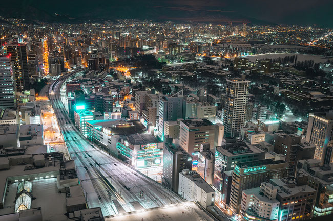 JRタワー展望台から都市夜景