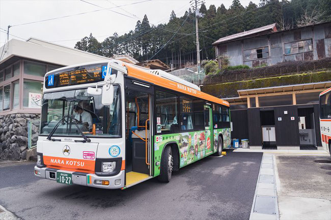 日本一長い路線バス 谷瀬の吊り橋