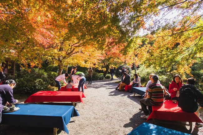 嵐山大河内山荘の紅葉