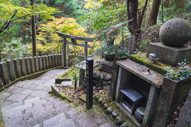 吉野山金峯山寺の脳天大神の参道