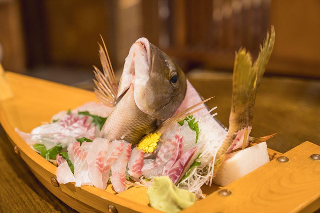 兵庫県竹野「ひととまる」刺身定食