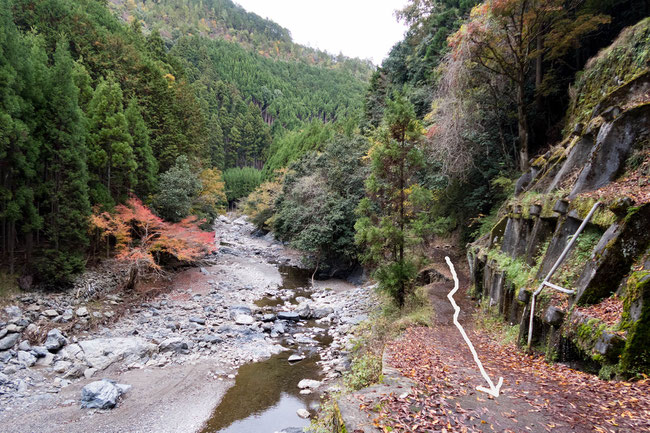 高雄 京都トレイル北山西部コース 錦雲渓(きんうんけい)