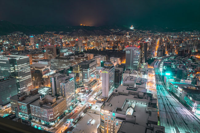 JRタワー展望台から都市夜景