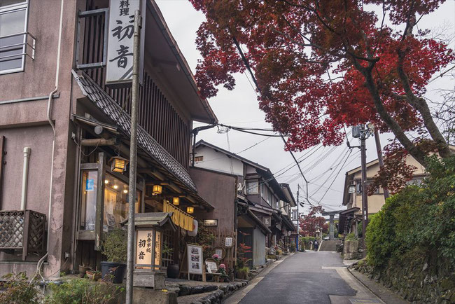 吉野山の町並み