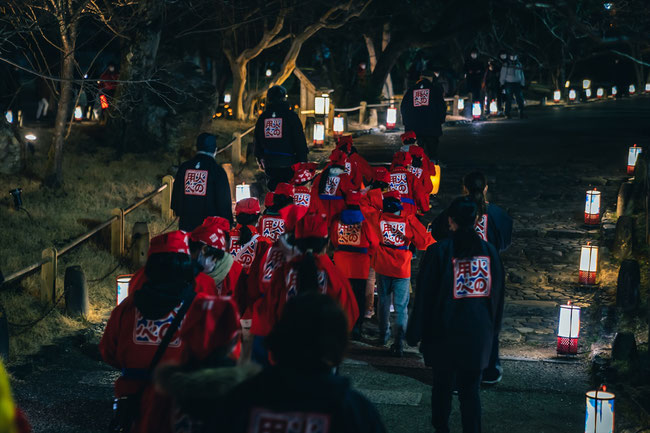 2022年最後の東山花灯路 円山公園