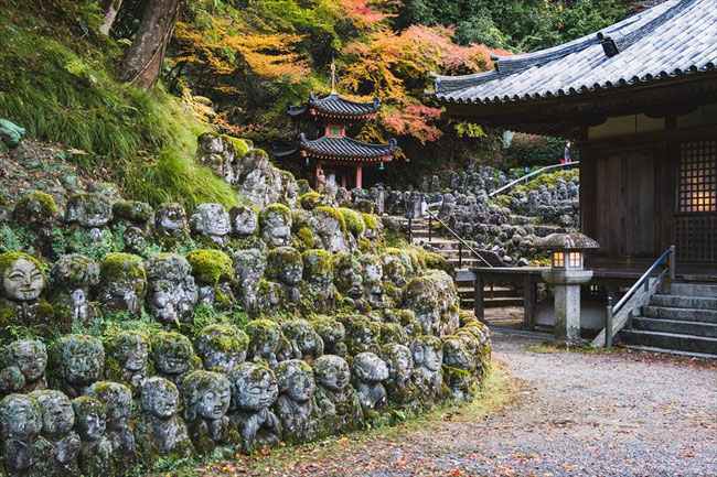 嵐山愛宕念仏寺の紅葉