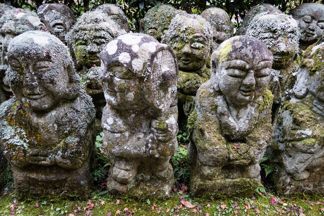 嵐山愛宕念仏寺の羅漢像