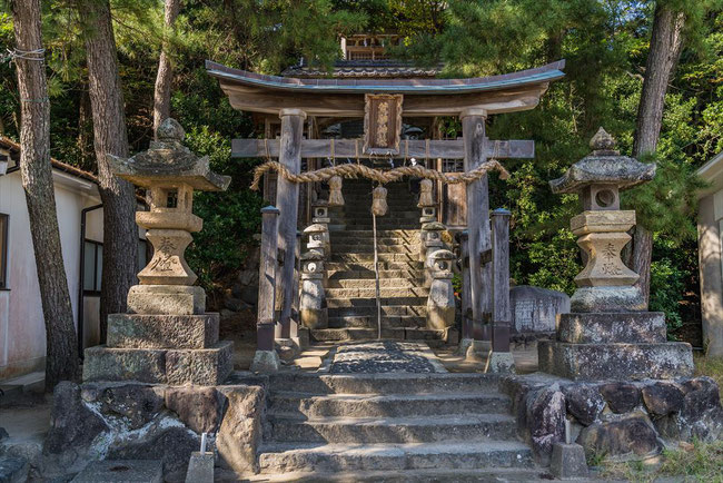 鳥取県岩美Free!の聖地巡礼荒砂神社