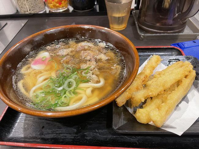 資さんうどん博多千代のごぼ天うどん