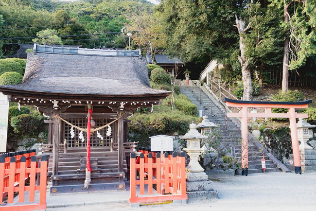 滋賀県琵琶湖「白髭神社」の鳥居