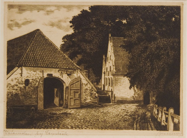 Witte Watermolen en voormalige molenschuur. Bron Gelders Archief Arnhem - Wandeling langs de historie van de Sint-Jansbeek (Sonsbeek-Zypendaal) Chayah Godschalk Visser